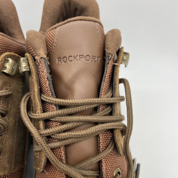 Rockport Marangue XCS Treeline Mid Top Boots Tan Leather Men\'s Size 8